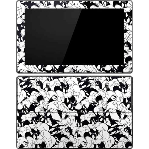Looney Tunes Sylvester Super Sized Pattern Surface Pro Tablet Skin